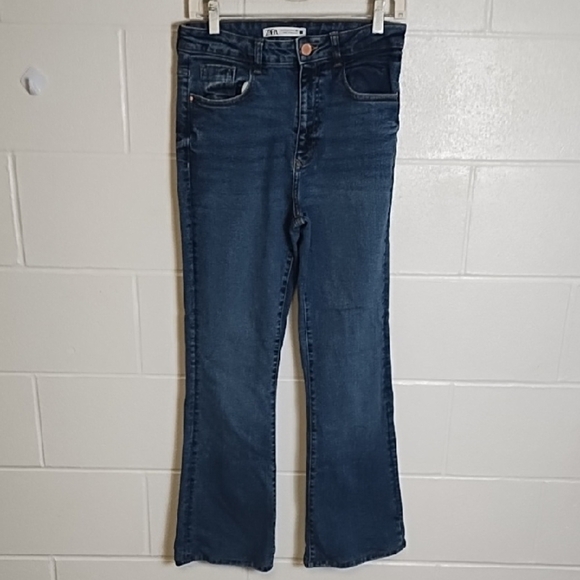 5 Pocket Cotton Stretch Denim Jeans High Rise - Picture 16 of 16